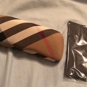 Brand new glasses case w/ cloth